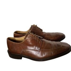Folio Italian Dress Shoes Size 8.5 Brown Leather Made In Italy